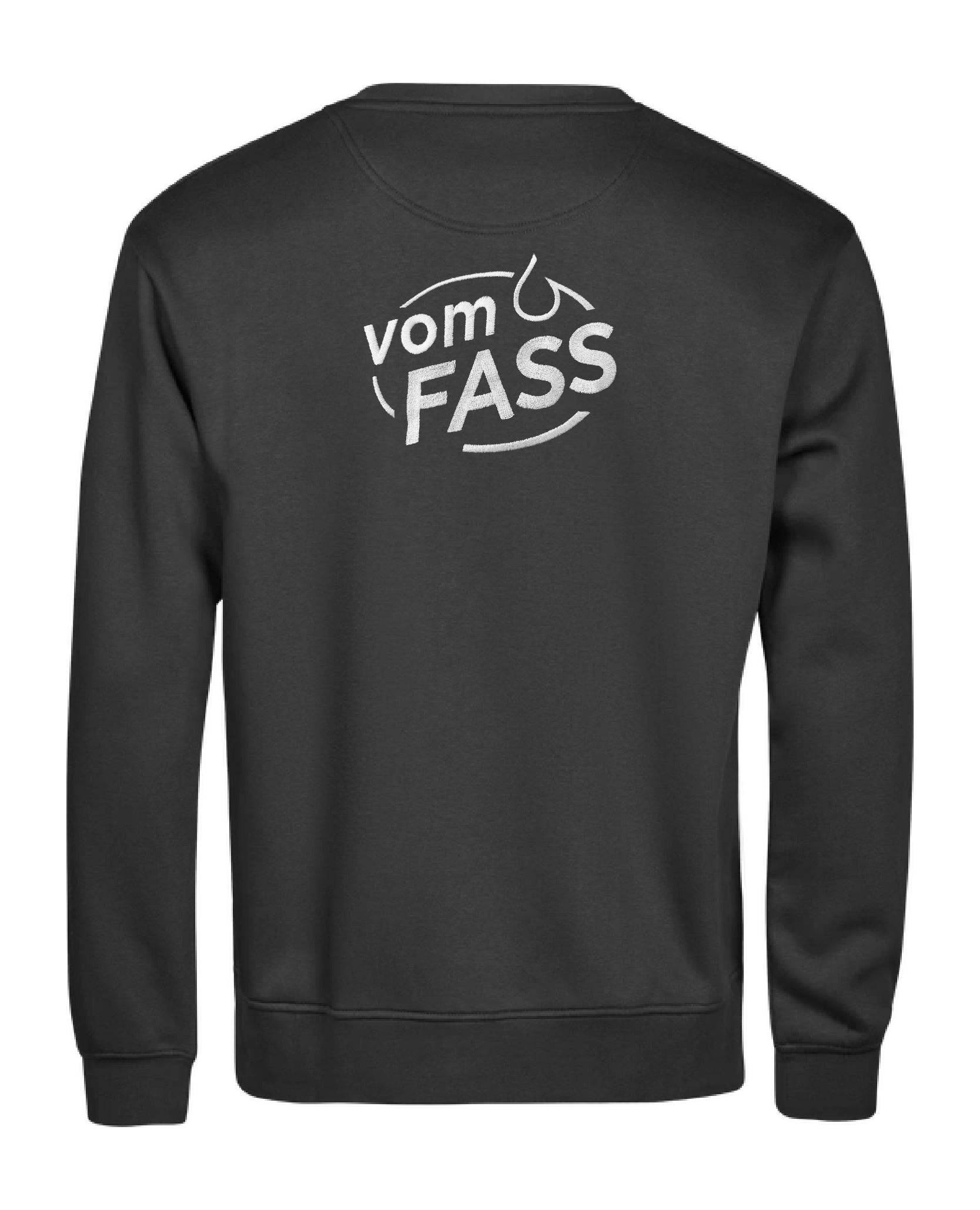 Unisex Sweatshirt, kuschelige Qualität, Bestickung weiß linke Brust UND Rücken