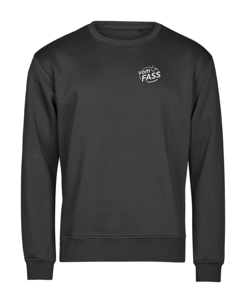 Unisex Sweatshirt, kuschelige Qualität, Bestickung weiß NUR linke Brust