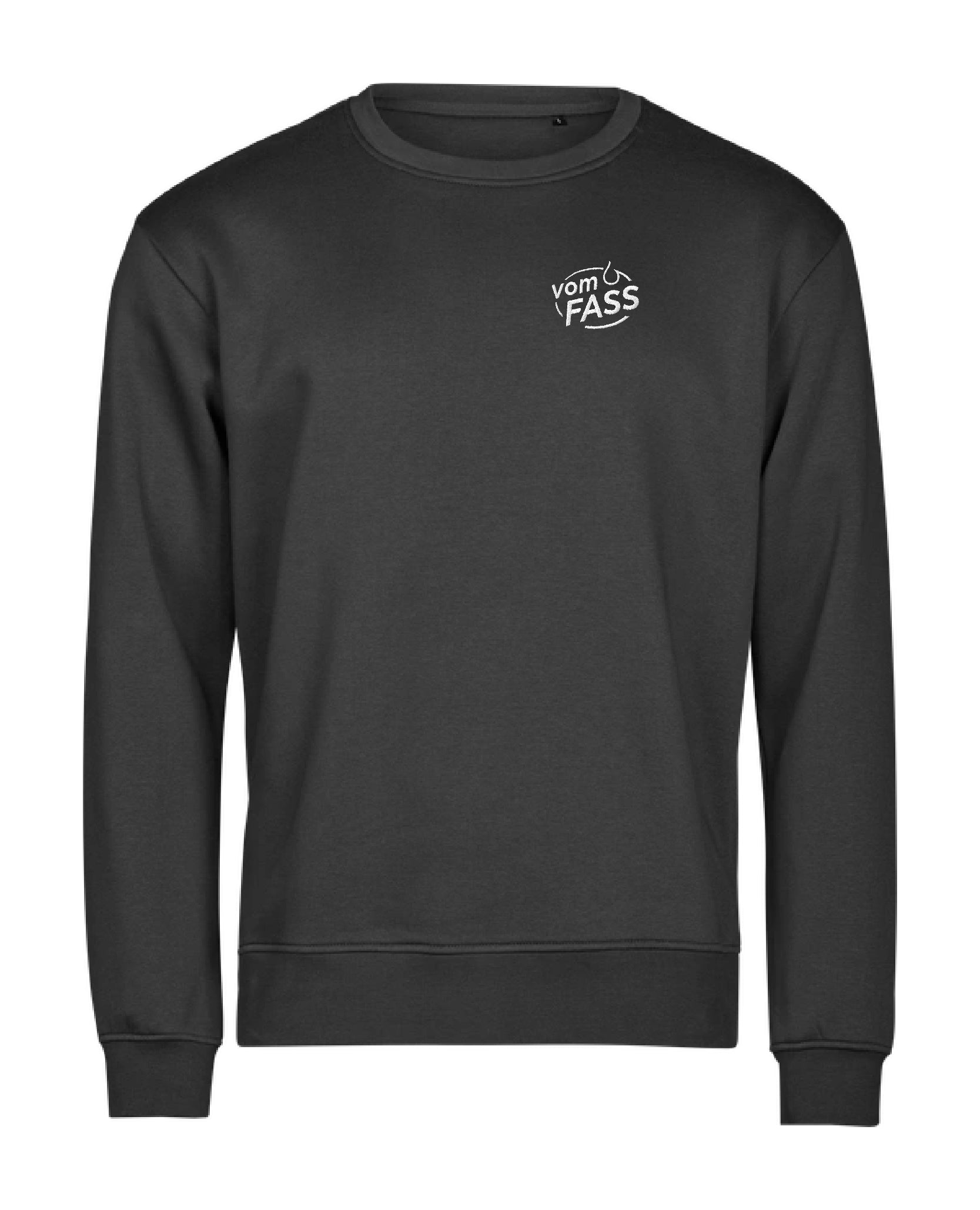 Unisex Sweatshirt, kuschelige Qualität, Bestickung weiß NUR linke Brust