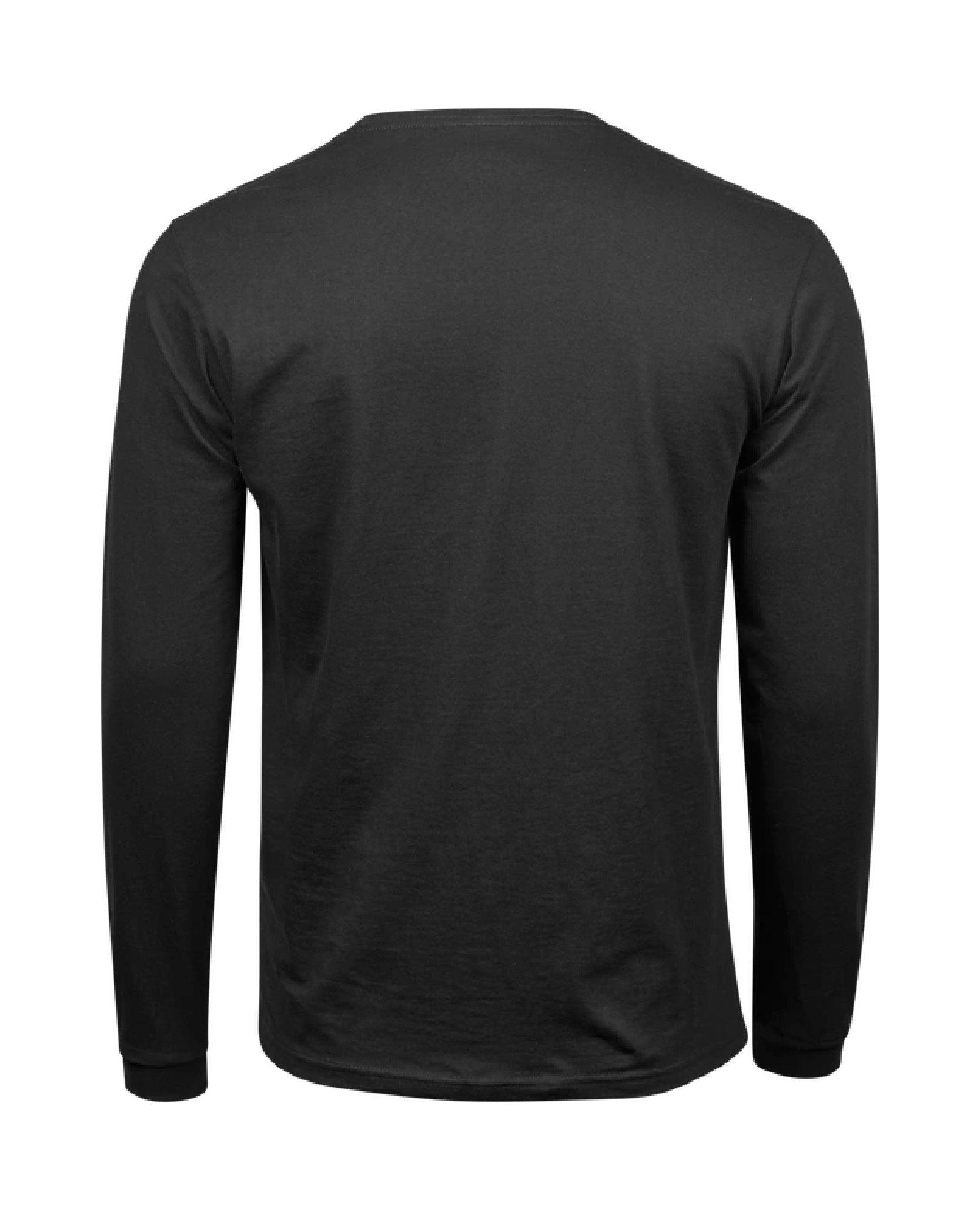 Herren Longsleeve, Bestickung türkis NUR linke Brust